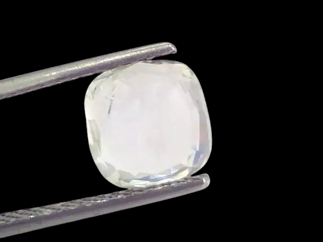 3.50 Ct Unheated Untreated Natural White Sapphire Gemstones - Venus Gems