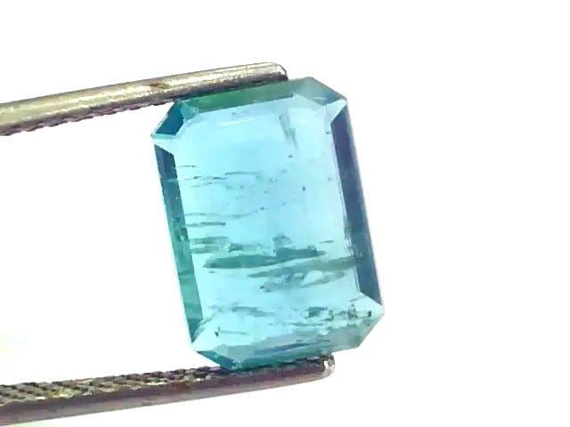 3.90 Ct Untreated Natural Zambian Emerald Gemstone Panna AAAA - Venus Gems