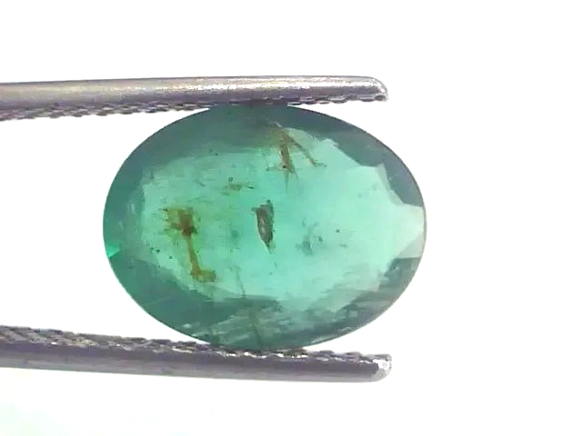 3.02 Ct Untreated Natural Zambian Emerald Gemstone Panna Gems - Venus Gems
