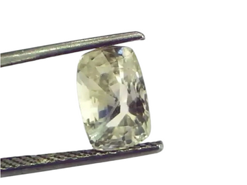 3.52 Ct Unheated Untreated Natural Ceylon Yellow Sapphire Pukhraj - Venus Gems