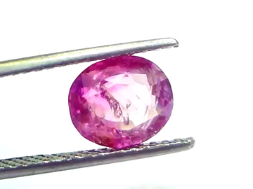 3.14 Ct GII Certified Unheated Untreated Natural Old Burma Ruby AAA - Venus Gems