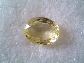 3 Ct Unheated Untreated Natural Ceylon Yellow Sapphire,Pukhraj Gems