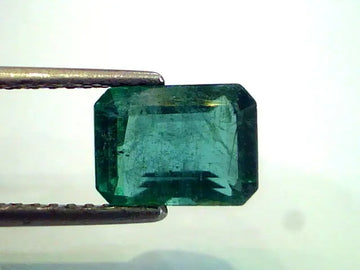 3 Ct Unheated Untreated Natural Zambian Emerald Gemstone AAA