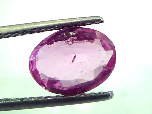 3.08 Ct Unheated Untreated Natural Madagaskar Pink Sapphire Gemstone - Venus Gems