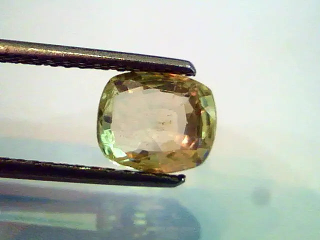 3 Ct Unheated Untreated Natural Ceylon Yellow Sapphire Pukhraj