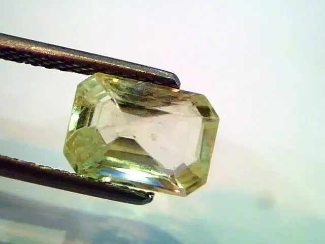 3 Ct Unheated Untreated Natural Ceylon Yellow Sapphire Pukhraj