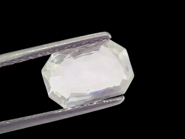 3.07 Ct Unheated Untreated Natural White Sapphire Gemstones - Venus Gems
