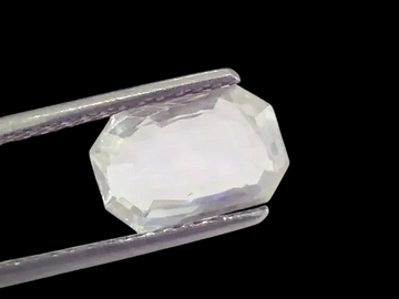 3.07 Ct Unheated Untreated Natural White Sapphire Gemstones - Venus Gems