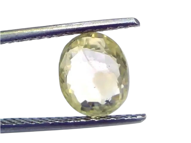 3.19 Ct Unheated Untreated Natural Ceylon Yellow Sapphire Gems - Venus Gems