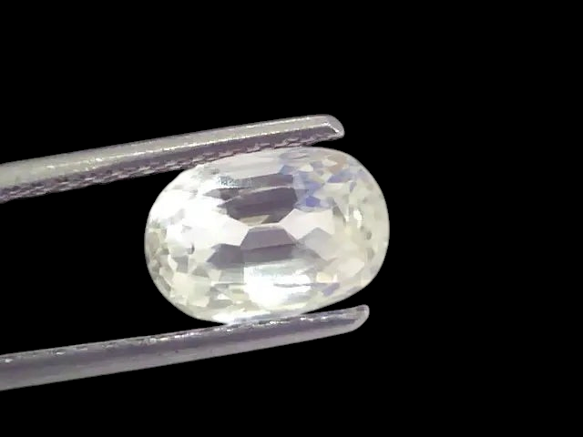 3.36 Ct Unheated Untreated Natural White Sapphire Gemstones - Venus Gems