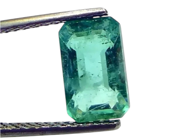 3.17 Ct GII Certified Untreated Natural Zambian Emerald Gemstone AAA - Venus Gems