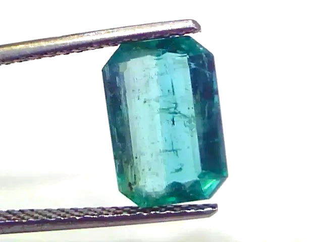 3.94 Ct GII Certified Untreated Natural Zambian Emerald Gems AAAA - Venus Gems