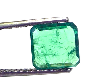 3.05 Ct GII Certified Untreated Natural Zambian Emerald Gems AAA - Venus Gems