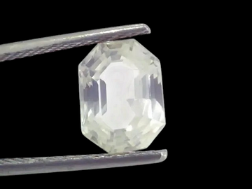 3.55 Ct Unheated Untreated Natural White Sapphire Gemstones - Venus Gems