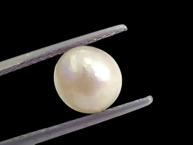 4.79 Ct Natural Certified Real South Sea Pearl,Certified Moti - Venus Gems