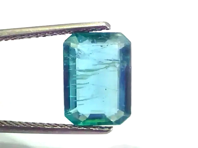 3.90 Ct Untreated Natural Zambian Emerald Gemstone Panna AAAA - Venus Gems