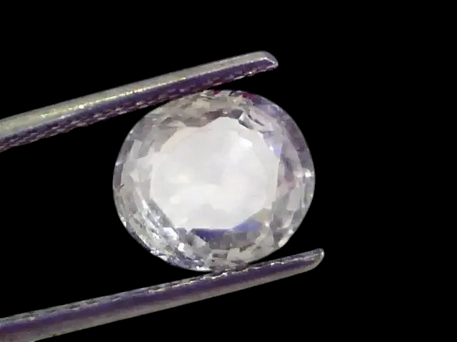 3.76 Ct Unheated Untreated Natural Ceylon White Sapphire Gems - Venus Gems