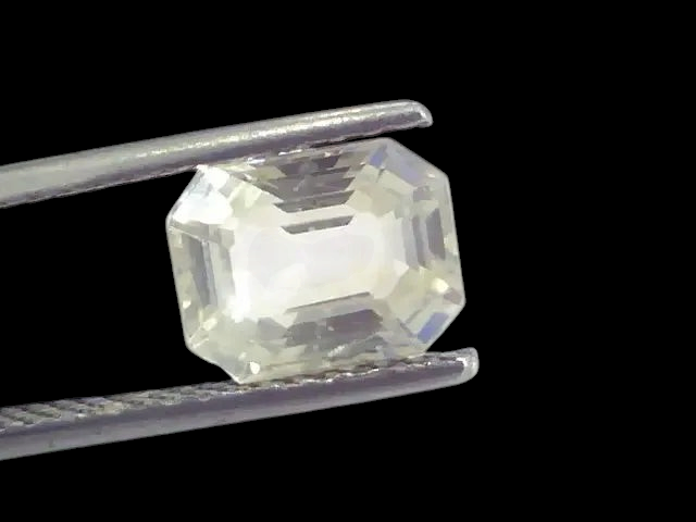 3.66 Ct Unheated Untreated Natural White Sapphire Gemstones - Venus Gems