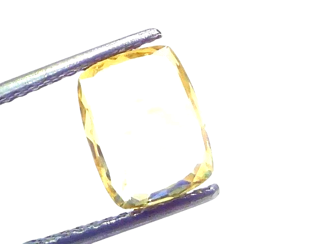 3.30 Ct IGI Certified Unheated Untreated Natural Ceylon Yellow Sapphire - Venus Gems