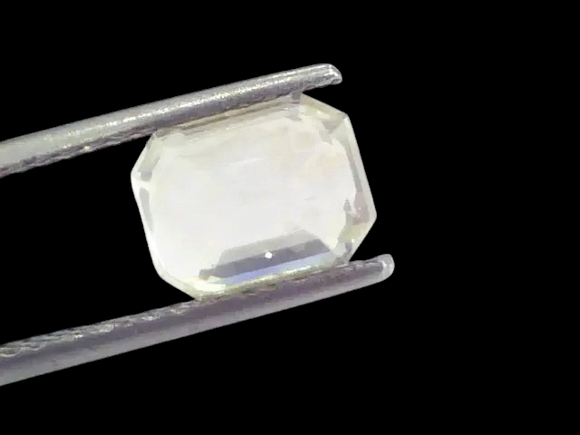 3.66 Ct Unheated Untreated Natural White Sapphire Gemstones - Venus Gems