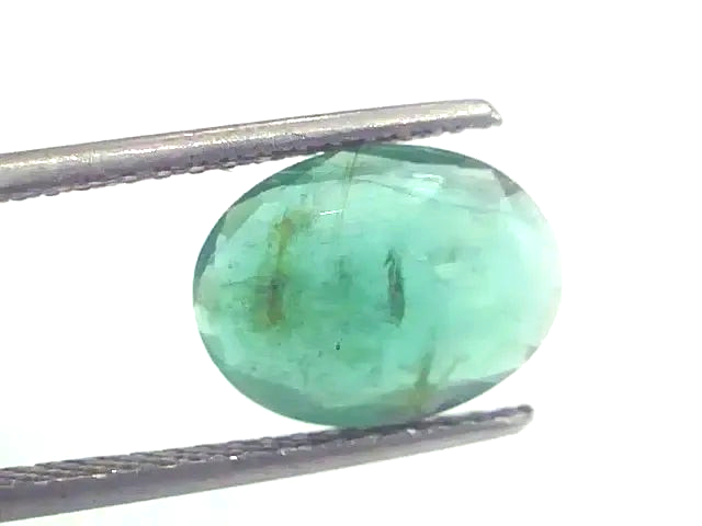 3.02 Ct Untreated Natural Zambian Emerald Gemstone Panna Gems - Venus Gems