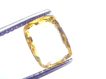 3.30 Ct IGI Certified Unheated Untreated Natural Ceylon Yellow Sapphire - Venus Gems