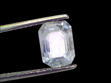 3.98 Ct Unheated Untreated Natural Ceylon White Sapphire Gemstone - Venus Gems