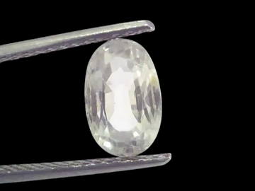 3.71 Ct Unheated Untreated Natural White Sapphire Gemstones - Venus Gems