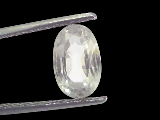 3.71 Ct Unheated Untreated Natural White Sapphire Gemstones - Venus Gems