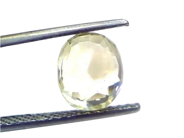 3.19 Ct Unheated Untreated Natural Ceylon Yellow Sapphire Gems - Venus Gems