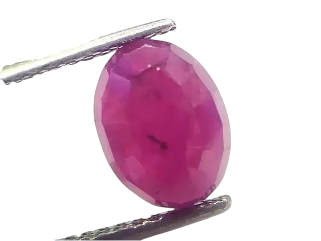 3.64 Ct Certified Unheated Untreated Natural New Burma Ruby Manik Stone - Venus Gems