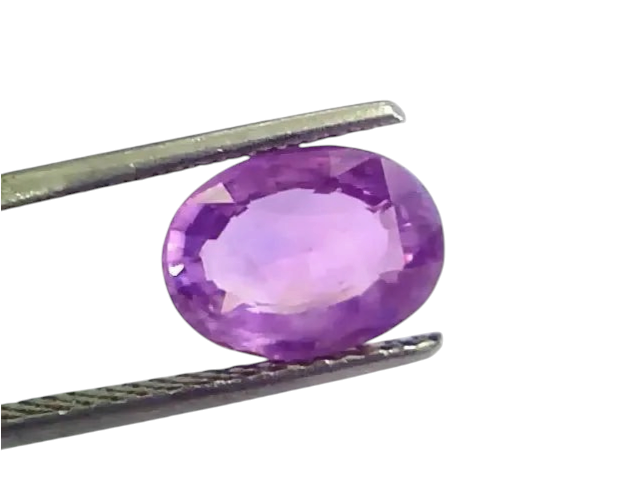 3.78 Ct Unheated Untreated Natural Purple Sapphire Khuni Neelam - Venus Gems