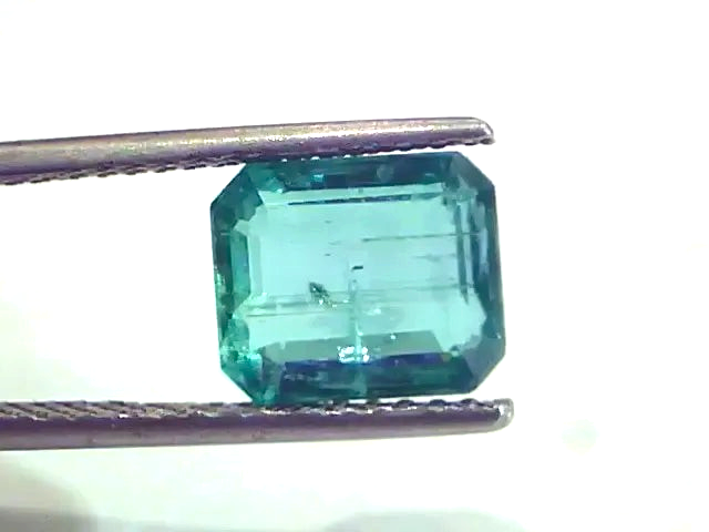 3.05 Ct Certified Untreated Natural Zambian Emerald Gemstone AAA - Venus Gems