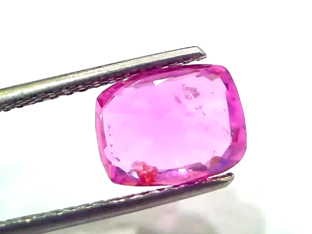 3.58 Ct GII Certified Unheated Untreated Natural Madagaskar Ruby AAAA - Venus Gems