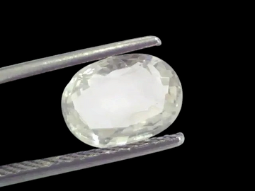 3.55 Ct Unheated Untreated Natural White Sapphire Gemstones - Venus Gems