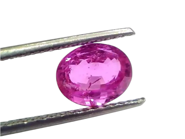 3.43 Ct GII Certified Unheated Untreated Natural Madagaskar Ruby AAAA - Venus Gems
