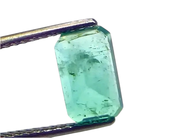 3.17 Ct GII Certified Untreated Natural Zambian Emerald Gemstone AAA - Venus Gems
