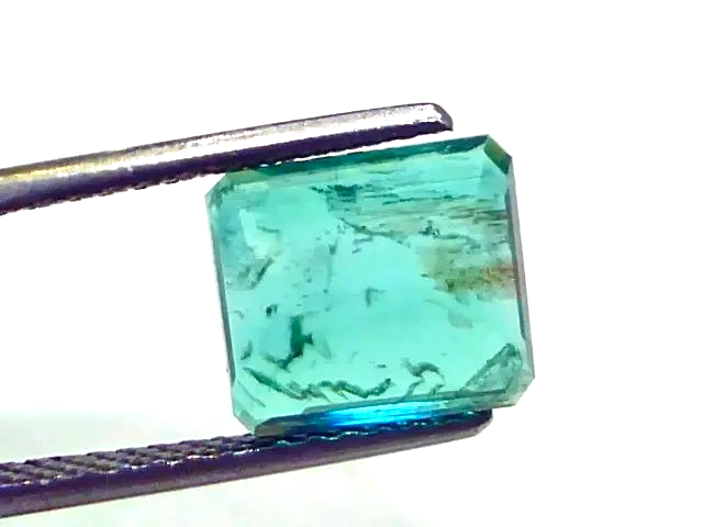 3.17 Ct GII Certified Untreated Natural Zambian Emerald Gems AAAAA - Venus Gems