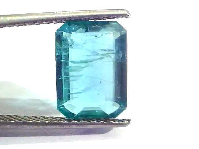 3.90 Ct Untreated Natural Zambian Emerald Gemstone Panna AAAA - Venus Gems