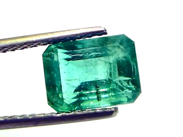 3.34 Ct GII Certified Untreated Natural Zambian Emerald Gemstone AAA - Venus Gems