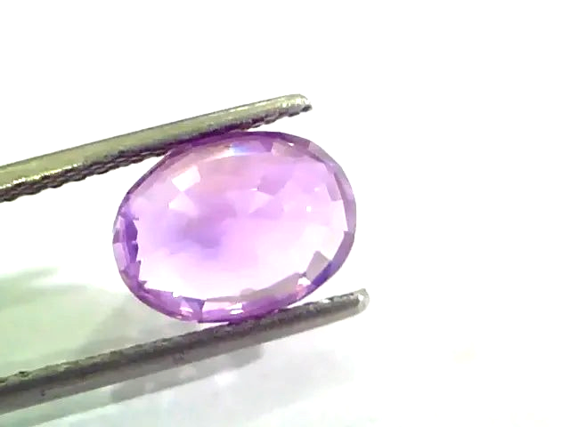 3.78 Ct Unheated Untreated Natural Purple Sapphire Khuni Neelam - Venus Gems