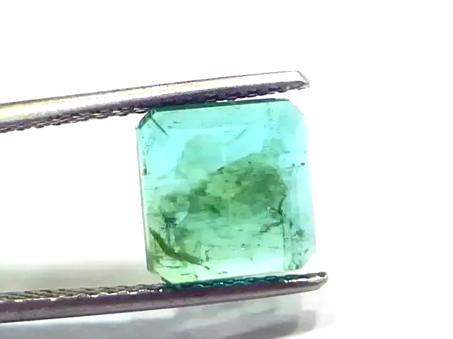3.87 Ct GII Certified Untreated Natural Zambian Emerald Gemstone - Venus Gems