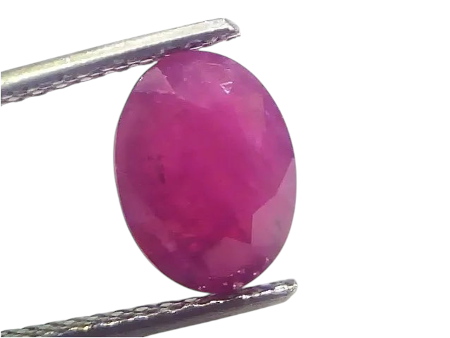 3.64 Ct Certified Unheated Untreated Natural New Burma Ruby Manik Stone - Venus Gems