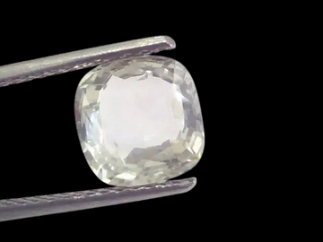 3.50 Ct Unheated Untreated Natural White Sapphire Gemstones - Venus Gems