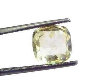 3.52 Ct Unheated Untreated Natural Ceylon Yellow Sapphire Pukhraj - Venus Gems