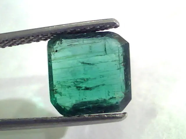 4.02 Ct Untreated Natural Zambian Emerald Gemstone Panna Gems