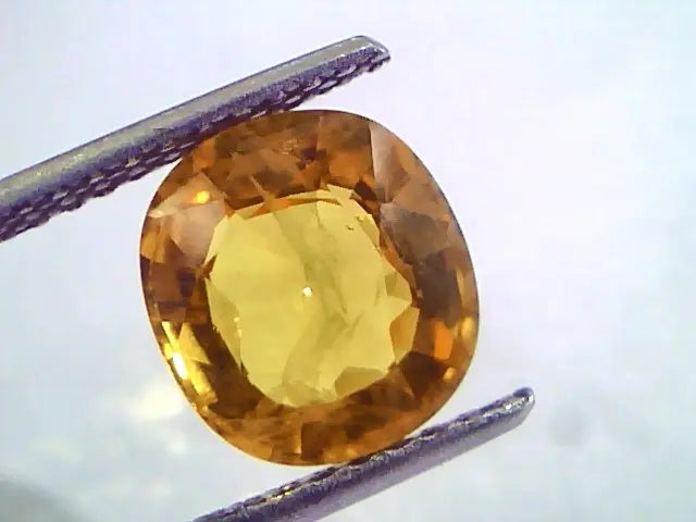 4.02 Ct Natural Yellow Sapphire Pukhraj Jupiter Gemstone(Heated)