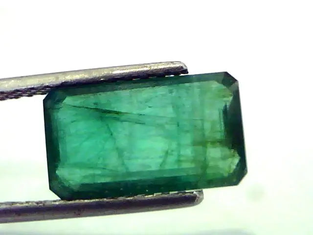 4.01 Ct Untreated Natural Zambian Emerald Gemstone,Real Panna