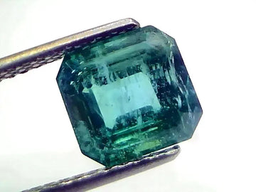4.01 Ct GII Certified Untreated Natural Zambian Emerald Gemstone AAA