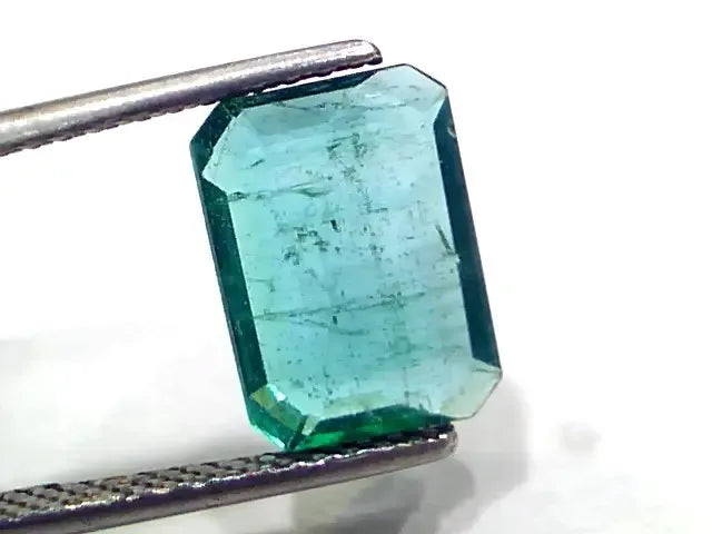 4.01 Ct GII Certified Untreated Natural Zambian Emerald Gems AAA - Venus Gems